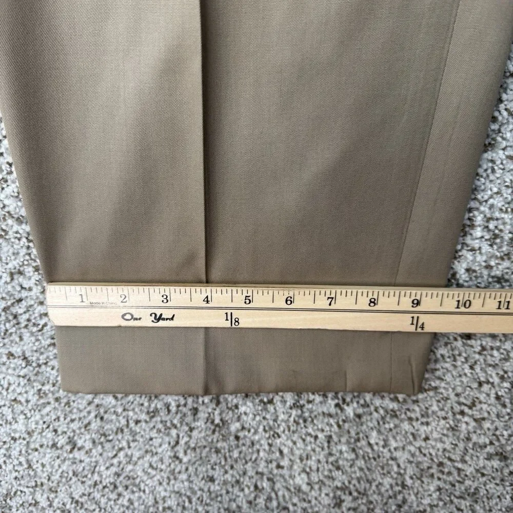 Vintage Polo Super 100s Ralph Lauren Pants Mens 38x30 Brown Polo University Wool